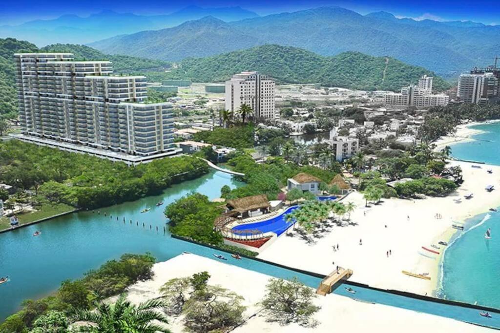 Apartamento Encantador Samaria Club De Playa, 3 Alcobas 6 Personas Playa Privada Санта-Марта Экстерьер фото