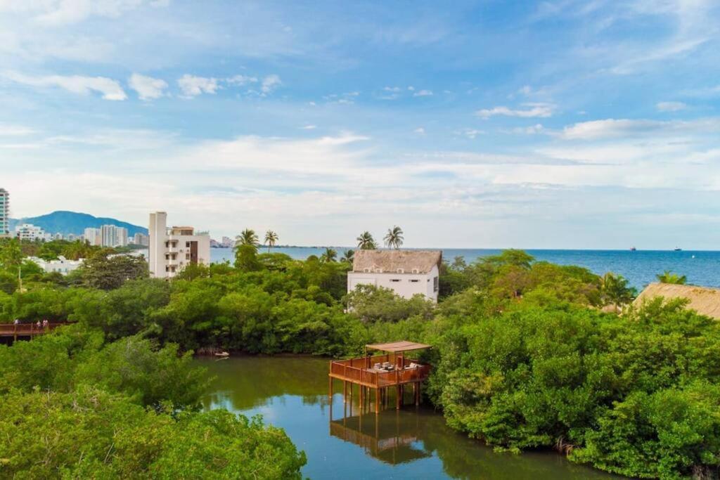 Apartamento Encantador Samaria Club De Playa, 3 Alcobas 6 Personas Playa Privada Санта-Марта Экстерьер фото