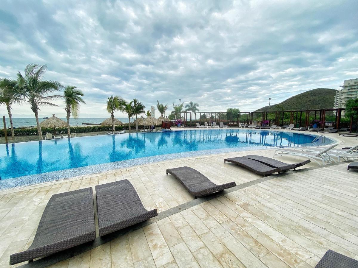 Apartamento Encantador Samaria Club De Playa, 3 Alcobas 6 Personas Playa Privada Санта-Марта Экстерьер фото