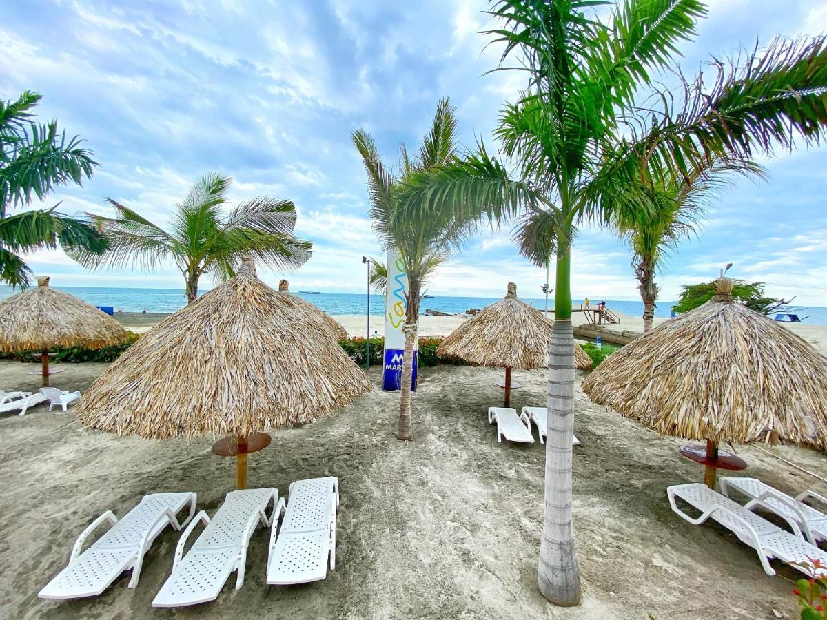 Apartamento Encantador Samaria Club De Playa, 3 Alcobas 6 Personas Playa Privada Санта-Марта Экстерьер фото