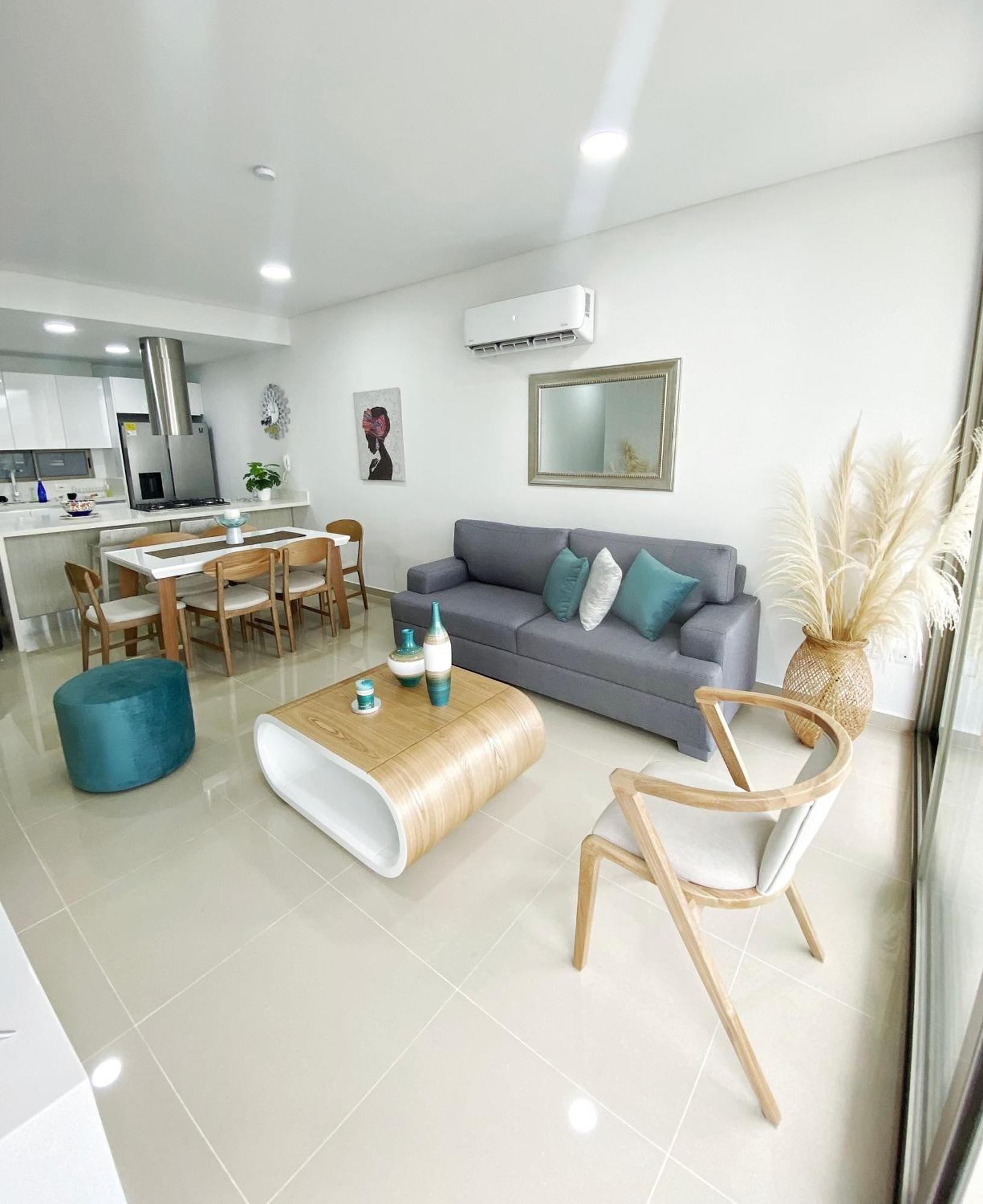 Apartamento Encantador Samaria Club De Playa, 3 Alcobas 6 Personas Playa Privada Санта-Марта Экстерьер фото