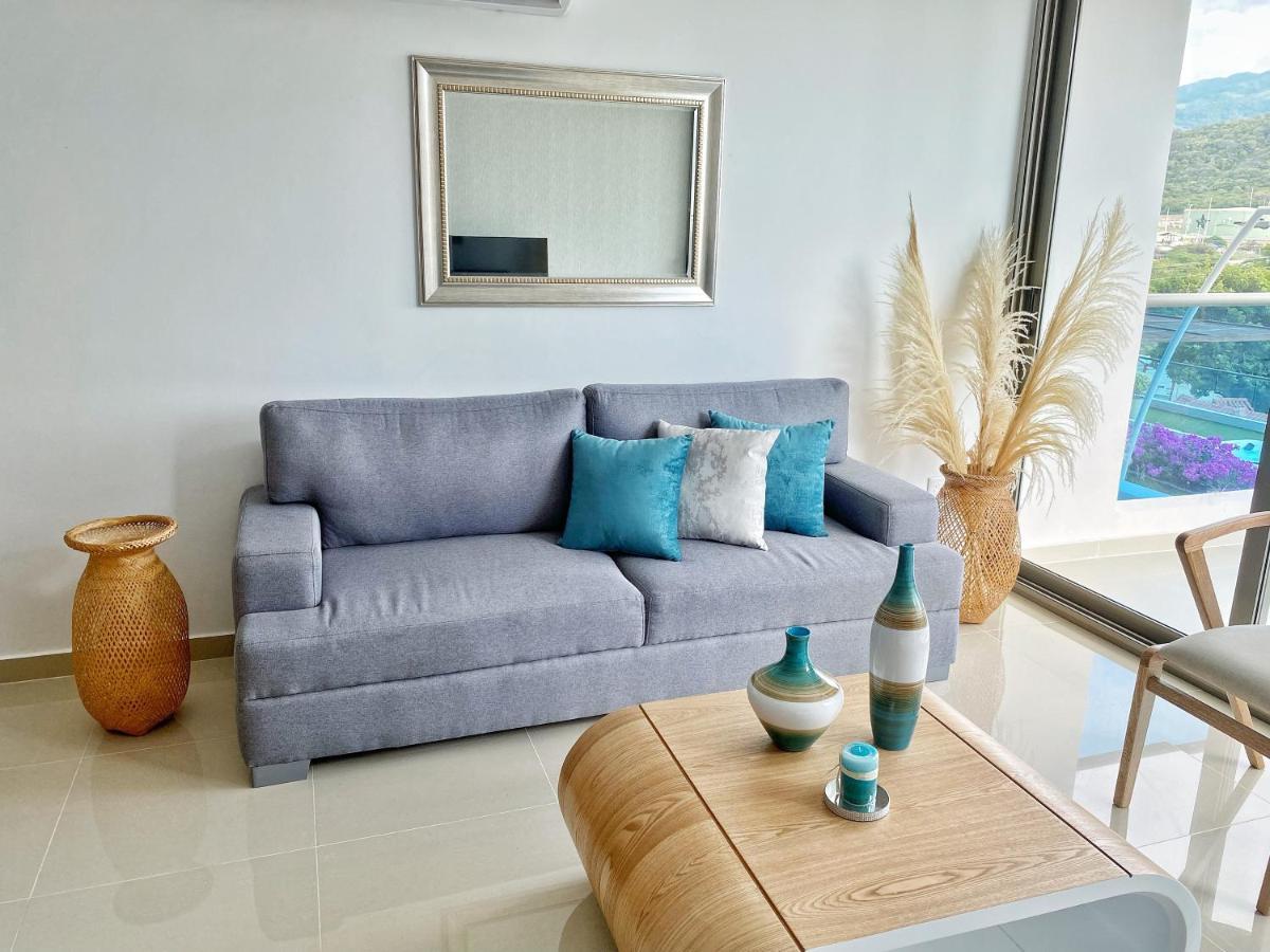Apartamento Encantador Samaria Club De Playa, 3 Alcobas 6 Personas Playa Privada Санта-Марта Экстерьер фото