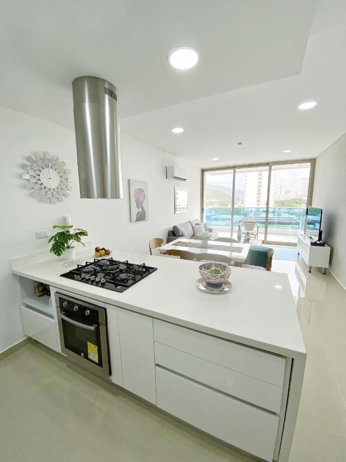 Apartamento Encantador Samaria Club De Playa, 3 Alcobas 6 Personas Playa Privada Санта-Марта Экстерьер фото