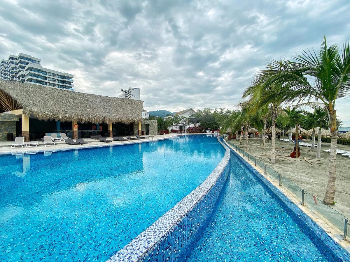 Apartamento Encantador Samaria Club De Playa, 3 Alcobas 6 Personas Playa Privada Санта-Марта Экстерьер фото