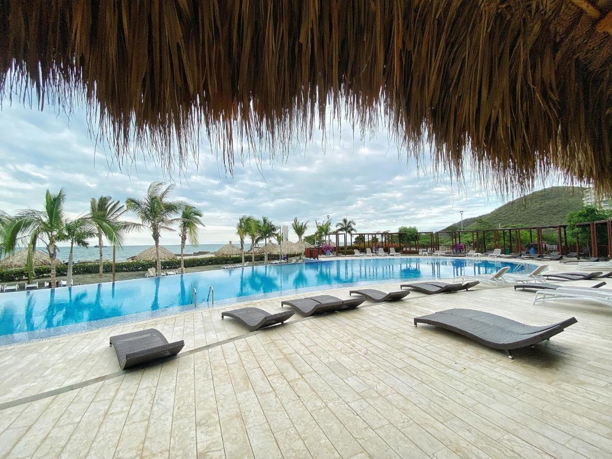 Apartamento Encantador Samaria Club De Playa, 3 Alcobas 6 Personas Playa Privada Санта-Марта Экстерьер фото