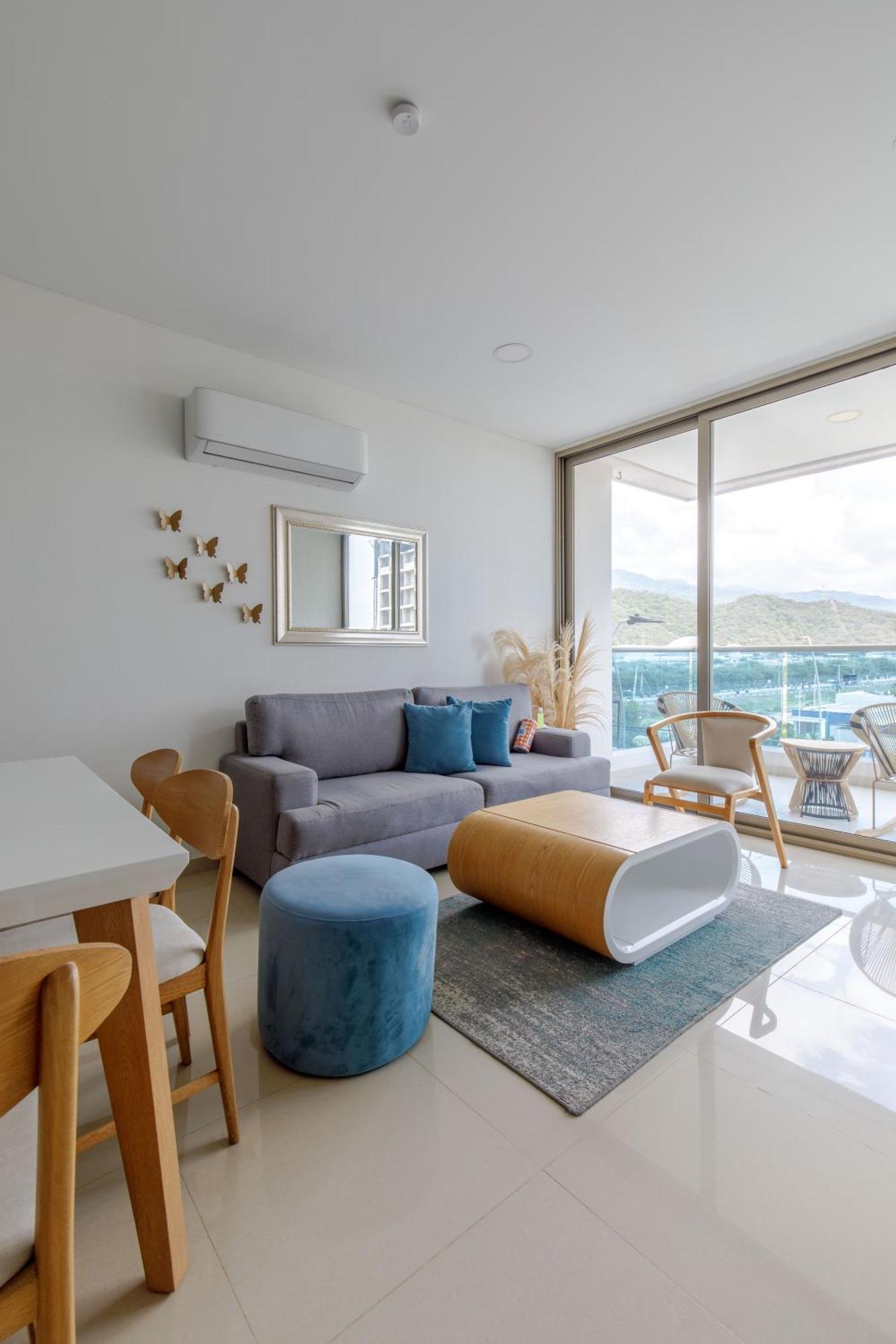 Apartamento Encantador Samaria Club De Playa, 3 Alcobas 6 Personas Playa Privada Санта-Марта Экстерьер фото